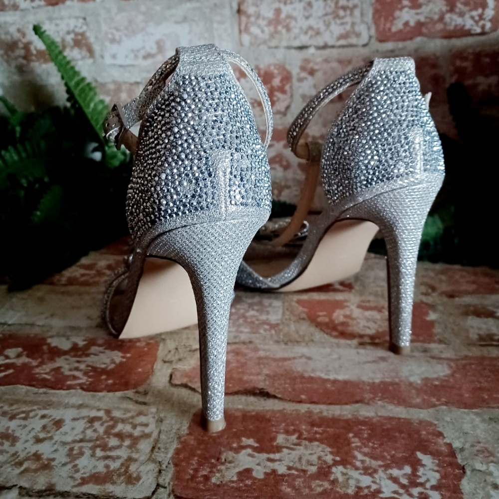 Kate Preston Lula Rhinestone Bow Ankle Sandal - Picture 5 of 16